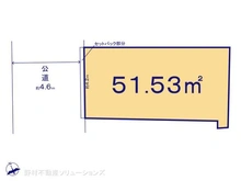 【東京都/世田谷区梅丘】世田谷区梅丘3丁目 土地 区画図