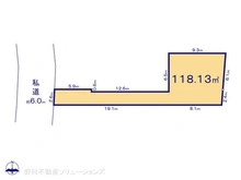 【東京都/世田谷区祖師谷】世田谷区祖師谷6丁目 土地 区画図