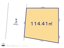 【東京都/世田谷区祖師谷】世田谷区祖師谷6丁目 土地 区画図