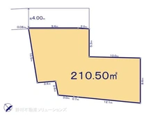 【東京都/目黒区東山】目黒区東山1丁目 土地 区画図