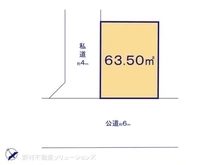 【埼玉県/川口市朝日】川口市朝日6丁目 土地 区画図