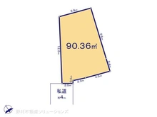 【埼玉県/川口市元郷】川口市元郷1丁目 土地 区画図