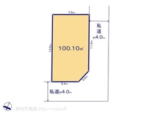 【埼玉県/川口市大字辻】川口市大字辻 土地 区画図