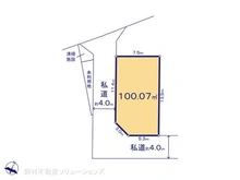 【埼玉県/川口市大字辻】川口市大字辻 土地 区画図