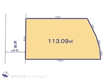 【埼玉県/川口市大字辻】川口市大字辻 土地 区画図