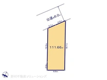 【埼玉県/川口市南鳩ヶ谷】川口市南鳩ヶ谷7丁目 土地 区画図
