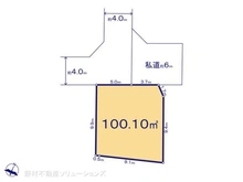 【埼玉県/川口市大字辻】川口市大字辻 土地 区画図