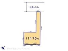 【埼玉県/川口市赤井】川口市赤井3丁目 土地 区画図