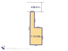 【埼玉県/川口市赤井】川口市赤井3丁目 土地 区画図