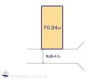 【埼玉県/川口市青木】川口市青木3丁目 土地 区画図