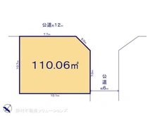 【埼玉県/川口市東川口】川口市東川口4丁目 土地 区画図