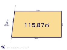 【埼玉県/川口市戸塚東】川口市戸塚東4丁目 土地 区画図