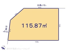 【埼玉県/川口市戸塚東】川口市戸塚東4丁目 土地 区画図