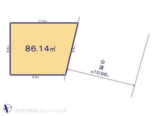 【埼玉県/川口市大字小谷場】川口市大字小谷場 土地 区画図