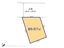 【埼玉県/川口市坂下町】川口市坂下町2丁目 土地 区画図