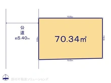 【埼玉県/川口市並木】川口市並木1丁目 土地 区画図