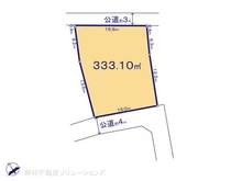 【埼玉県/川口市桜町】川口市桜町3丁目 土地 区画図