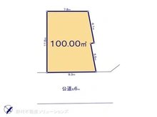 【埼玉県/川口市上青木】川口市上青木6丁目 土地 区画図