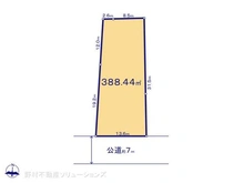 【埼玉県/川口市西青木】川口市西青木3丁目 土地 区画図