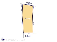 【埼玉県/川口市桜町】川口市桜町3丁目 土地 区画図