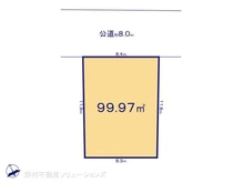 【埼玉県/川口市朝日】川口市朝日6丁目 土地 区画図