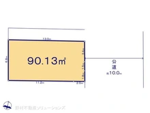 【埼玉県/川口市大字辻】川口市大字辻 土地 区画図