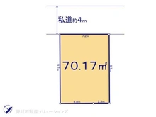 【埼玉県/川口市元郷】川口市元郷1丁目 土地 区画図