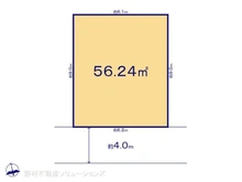 【埼玉県/川口市上青木西】川口市上青木西2丁目 土地 区画図