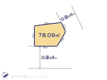 【埼玉県/川口市並木】川口市並木2丁目 土地 区画図