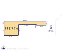【埼玉県/川口市戸塚】川口市戸塚5丁目 土地 区画図