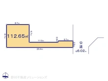 【埼玉県/川口市戸塚】川口市戸塚5丁目 土地 区画図