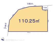 【埼玉県/川口市大字東本郷】川口市大字東本郷 土地 区画図