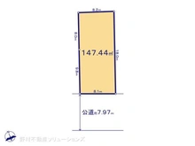 【埼玉県/川口市並木】川口市並木2丁目 土地 区画図