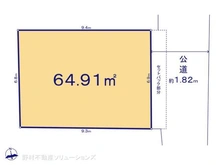 【東京都/大田区羽田】大田区羽田3丁目 土地 区画図