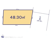 【東京都/大田区本羽田】大田区本羽田1丁目 土地 区画図