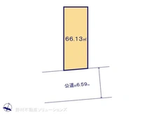 【東京都/大田区中央】大田区中央6丁目 土地 区画図