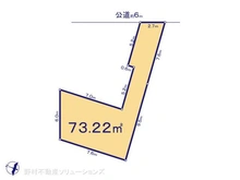 【東京都/江戸川区南小岩】江戸川区南小岩2丁目 土地 区画図