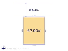 【東京都/葛飾区西新小岩】葛飾区西新小岩5丁目 土地 区画図