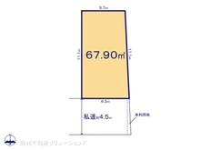 【東京都/葛飾区西新小岩】葛飾区西新小岩5丁目 土地 区画図