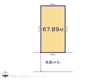 【東京都/葛飾区西新小岩】葛飾区西新小岩5丁目 土地 区画図
