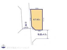 【東京都/葛飾区西新小岩】葛飾区西新小岩5丁目 土地 区画図