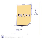 【東京都/葛飾区西新小岩】葛飾区西新小岩5丁目 土地 区画図