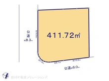 【東京都/多摩市桜ヶ丘】多摩市桜ヶ丘1丁目 土地 区画図