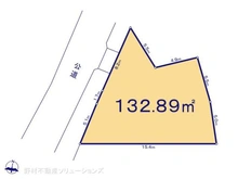 【東京都/日野市落川】日野市落川 土地 区画図