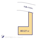 【東京都/府中市西府町】府中市西府町4丁目 土地 区画図