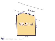 【東京都/府中市是政】府中市是政1丁目 土地 区画図