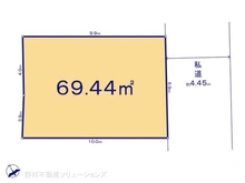 【東京都/府中市分梅町】府中市分梅町2丁目 土地 区画図