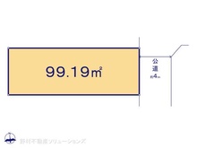 【東京都/府中市西原町】府中市西原町2丁目 土地 区画図