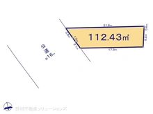 【東京都/府中市日新町】府中市日新町3丁目 土地 区画図