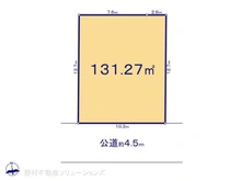 【神奈川県/横浜市戸塚区矢部町】横浜市戸塚区矢部町 土地 区画図